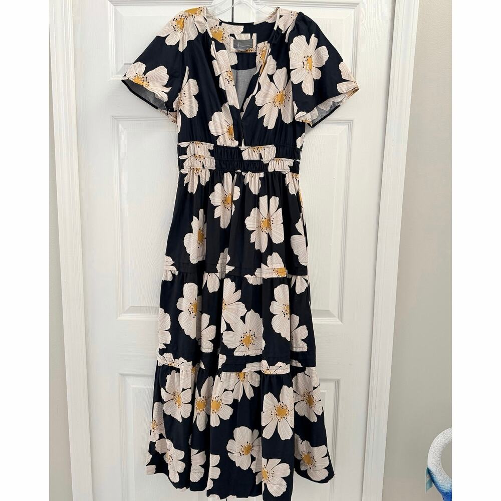 Anthropologie The Somerset Floral Maxi Dress Medium - Picture 2 of 3